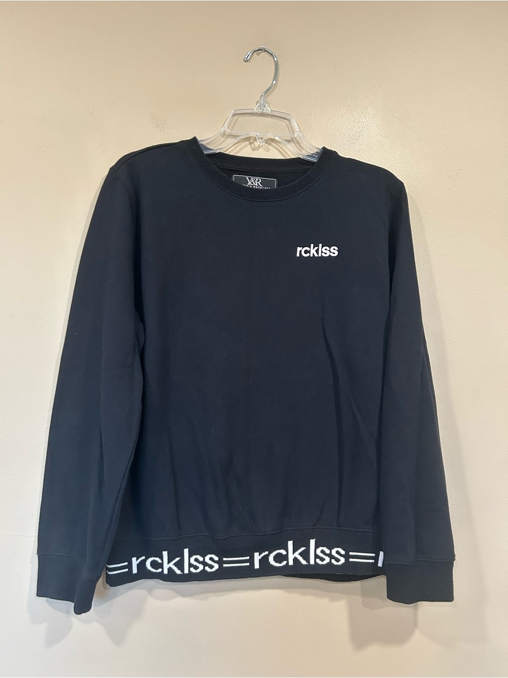 Young and Reckless Crewneck Sweatshirt Large